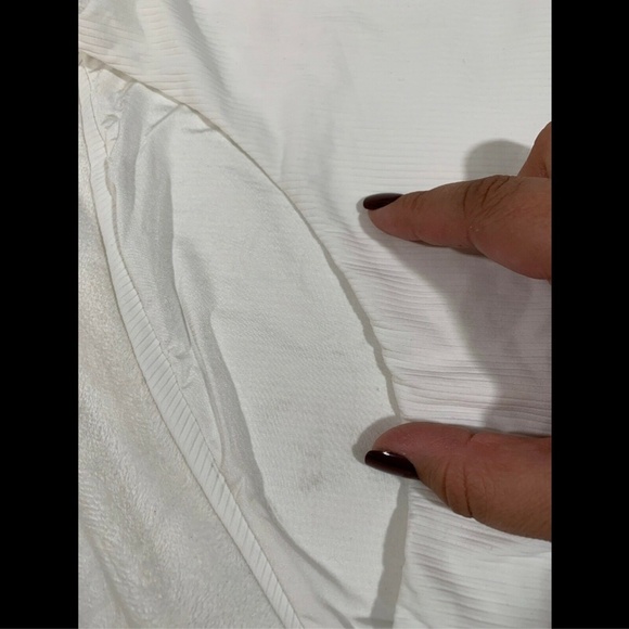 NWD $195 Onia Sandra Ribbed One-Piece Swimsuit in White [SZ XS‎ ] - Picture 4 of 8